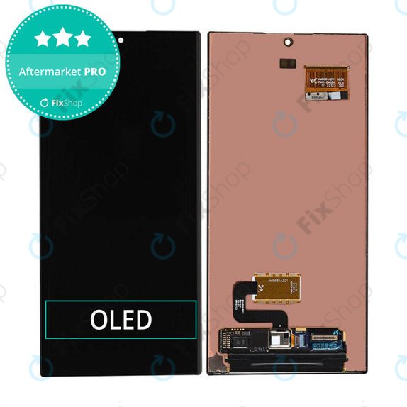 Schermo OLED per Samsung S22 Ultra S908B, Vetro touch senza cornice