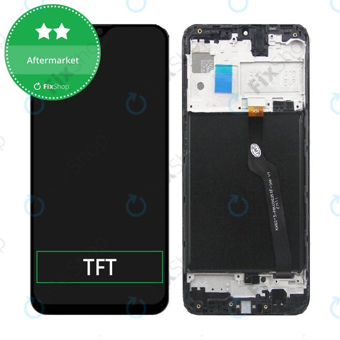 Schermo per Samsung A10 A105F, Vetro touch con cornice