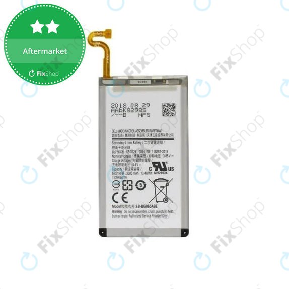 Batteria per Samsung S9 Plus G965F, EB-BG965ABE, 3500mAh