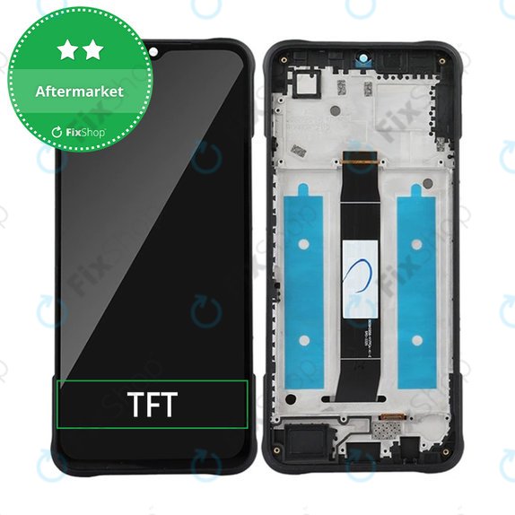 Schermo per Umidigi G5 Mecha, Black, Vetro touch con cornice