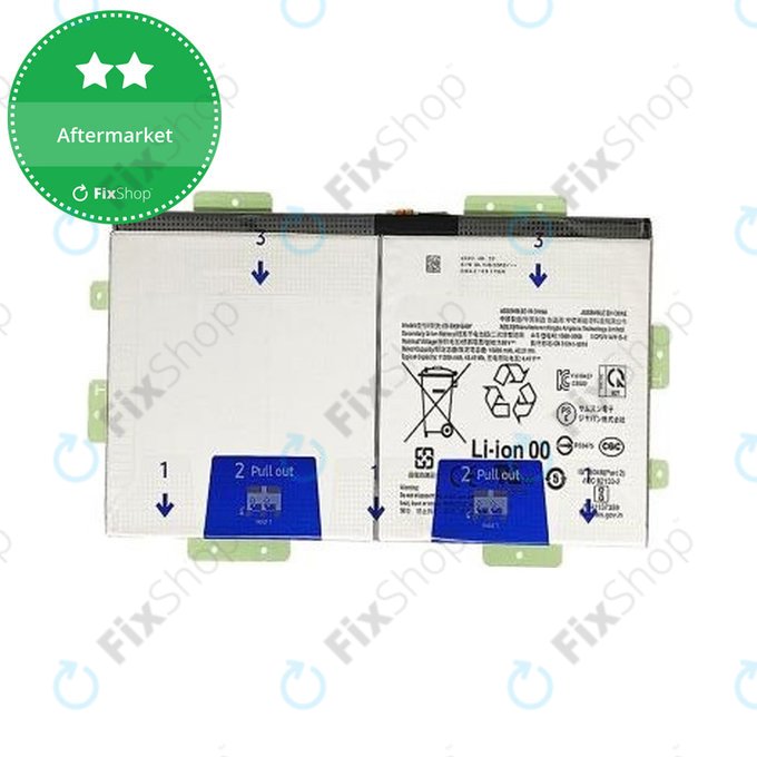 Batteria per Samsung Galaxy Tab S9 Ultra X916A, X916B, EB-BX916ABY, 11200mAh