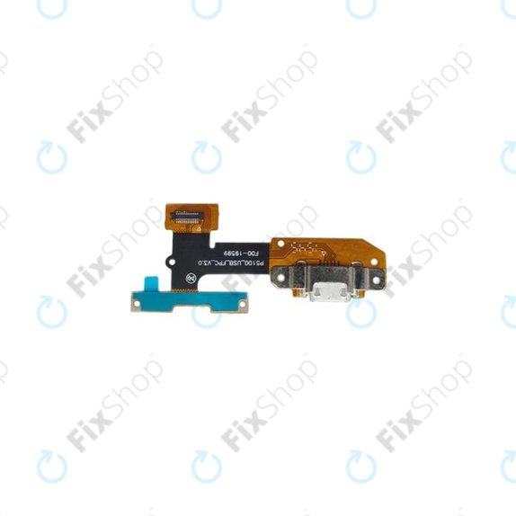 Connettore di ricarica con Cavo flex pulsanti laterali per Lenovo Yoga TAB 3 YT3-X50, 5F78C03560