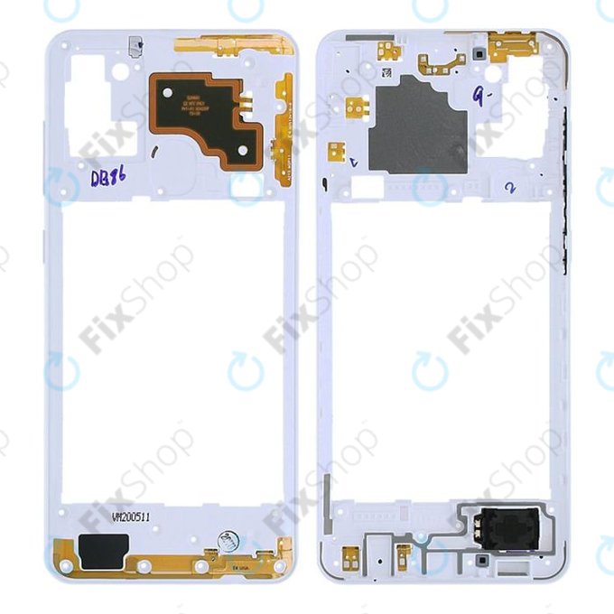 Telaio centrale per Samsung A21s A217F, White, GH97-24663B, Genuine Service Pack
