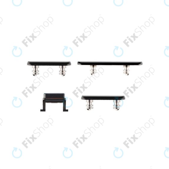Set pulsanti laterali accensione, volume e silenzioso per iPhone X, Space Gray