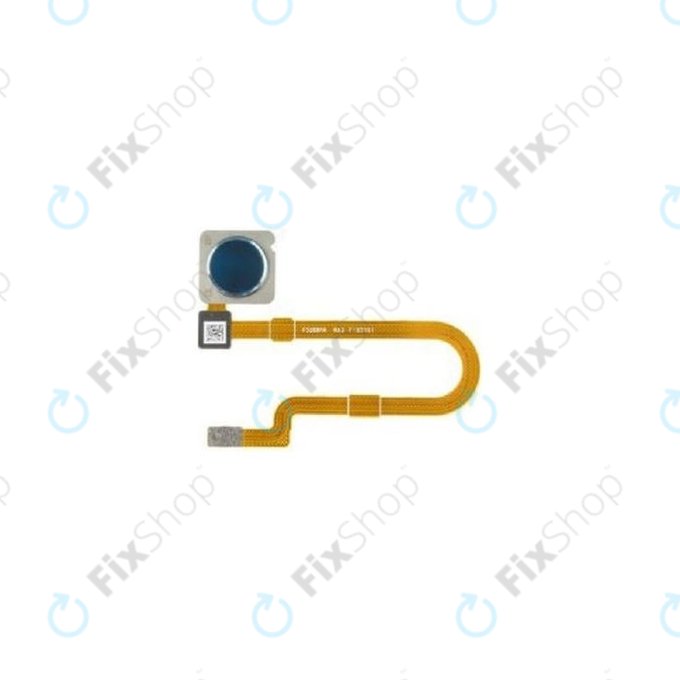 Sensore di impronte digitali e cavo flex per Xiaomi Mi 8 Lite, Aurora Blue