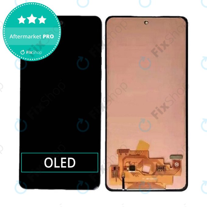 Schermo OLED per Samsung A53 A536B, Vetro touch senza cornice