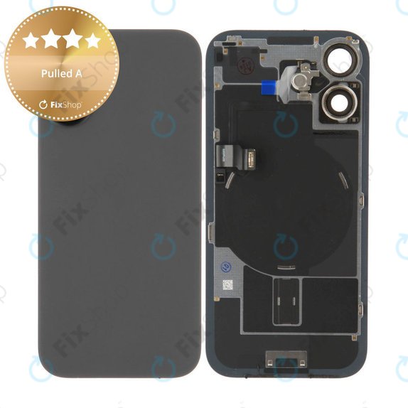 Vetro scocca posteriore per iPhone 17, Black, Pulled A