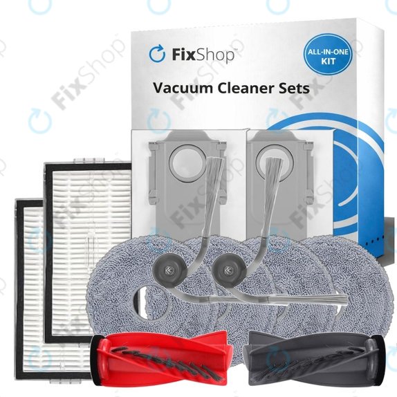 Set di ricambi per Roborock G20s Ultra, Saros 10R, 20 (1x spazzola principale, 2x filtro, 2x spazzola laterale, 4x panno mop, 2x sacchetto polvere)