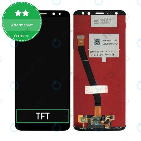 Schermo LCD per Huawei Mate 10 Lite, Black, Vetro touch senza cornice