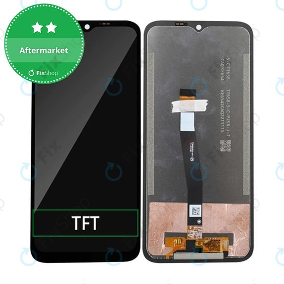 Schermo LCD per Ulefone Armor 17 Pro, Vetro touch senza cornice