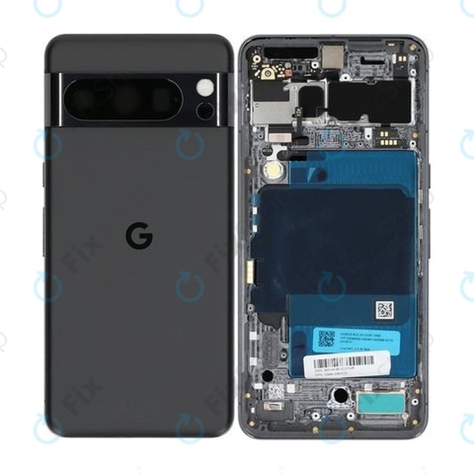 Cover batteria per Google Pixel 8 Pro GC3VE, G1MNW, Obsidian, G949-00693-01, Genuine Service Pack