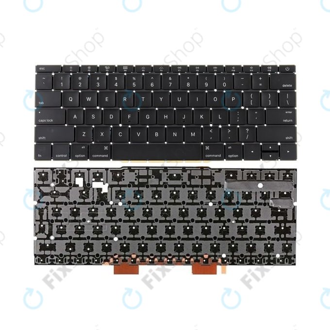 Tastiera con retroilluminazione US per MacBook Pro 13" A1708 (Late 2016 - Mid 2017)