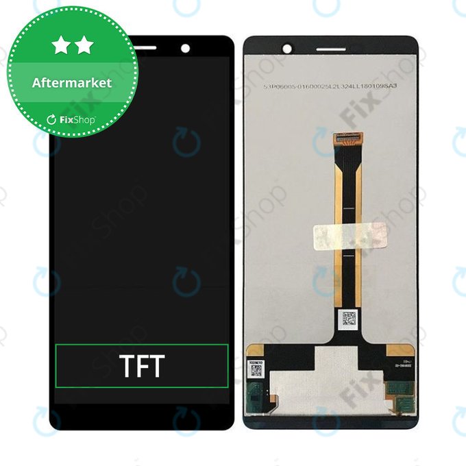 Schermo LCD per Nokia 7 Plus, Vetro touch senza cornice