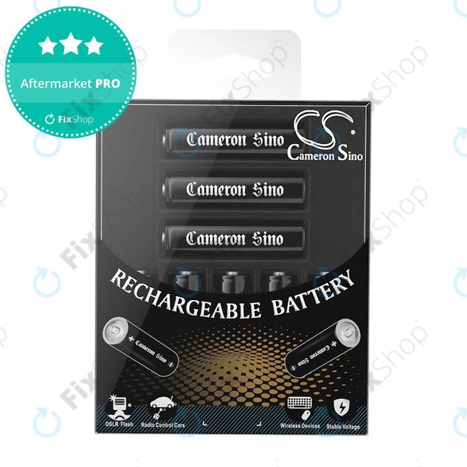 Batteria ricaricabile, CameronSino AA, 8pz, 2200mAh, Ni-MH, 1.2V, –, HQ