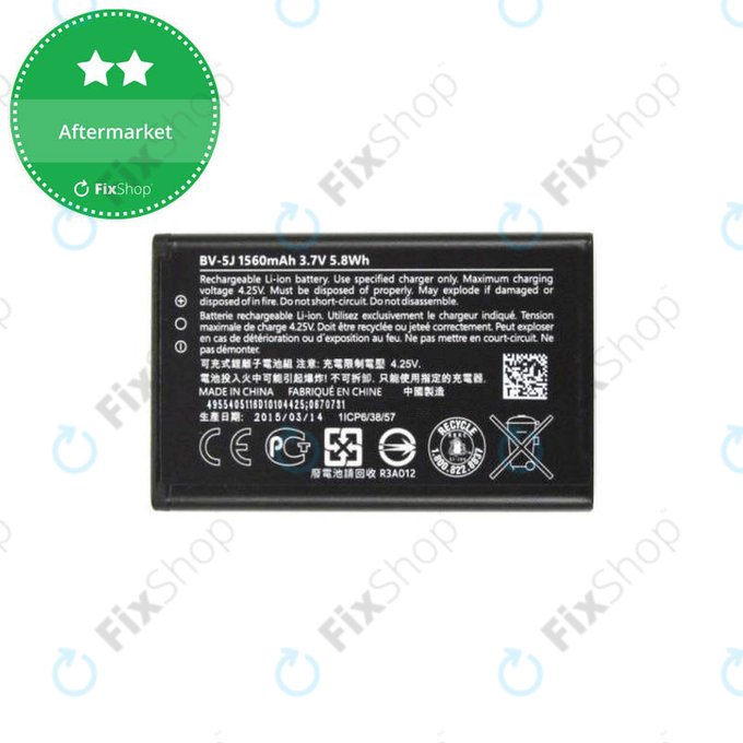 Batteria per Microsoft Lumia 435, 532, BV-5J, 1560mAh