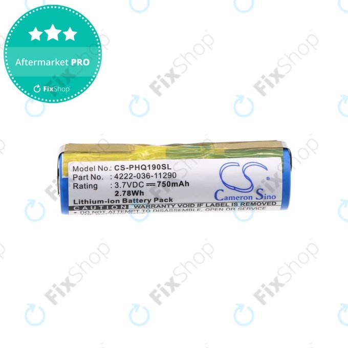 Batteria per Philips 8895XL, 036-11290, Li-Ion, 750mAh, 3.7V, HQ