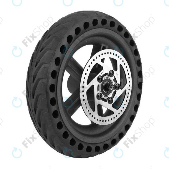 Ruota posteriore con disco freno per Xiaomi Mi Electric Scooter 1S, 2 M365, Essential, Black
