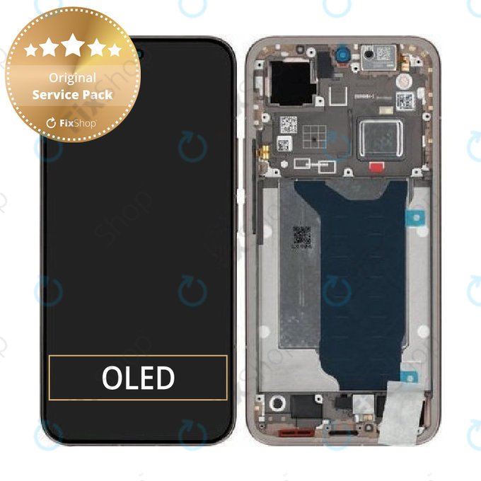 Schermo per Xiaomi 15T Pro 5G, Mocha Gold, Vetro touch con cornice, 5600060O12U00, Genuine Service Pack