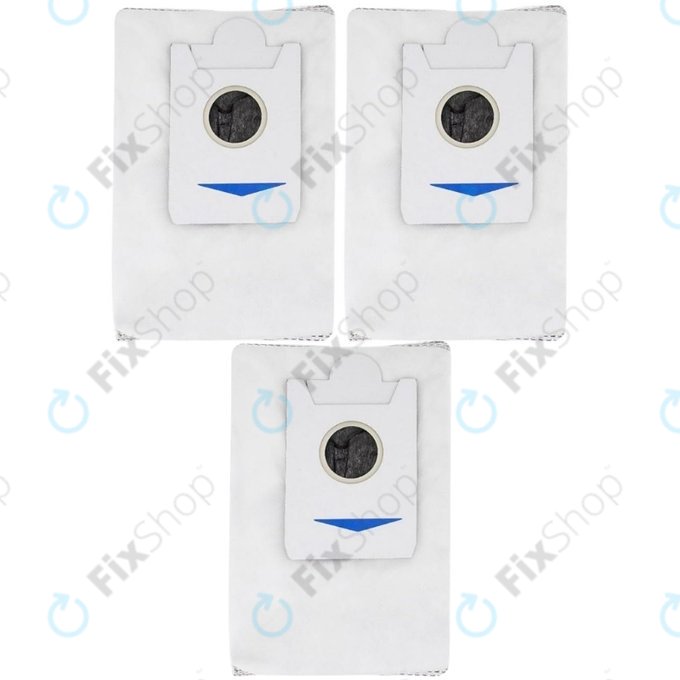 Sacchetto per aspirapolvere, 3 pz., Carbone attivo per Ecovacs Deebot X2-series, X5-series