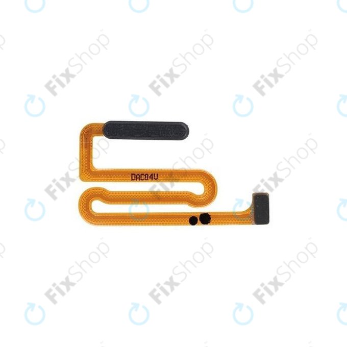 Sensore di impronte digitali e cavo flex per Samsung A12 A125F, Black, GH96-14087A, Genuine Service Pack