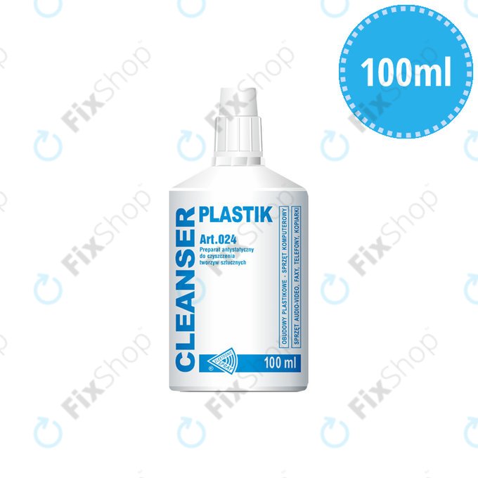 Detergente per superfici in plastica 100ml, Cleanser PLASTIK