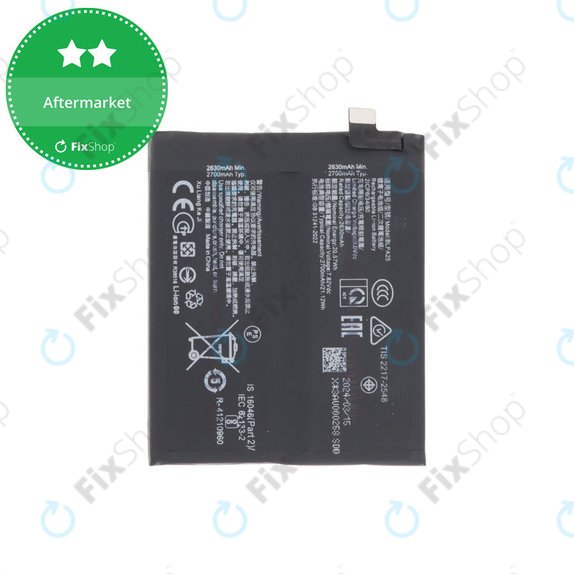 Batteria per OnePlus 12 PJD110, BLP975, 5000mAh