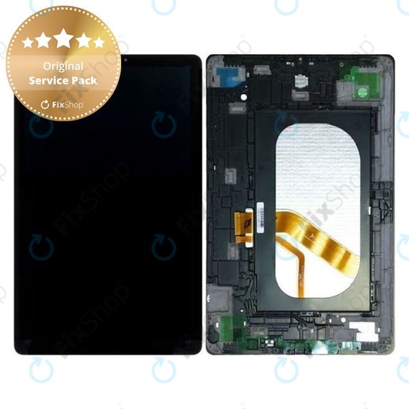 Schermo per Samsung Galaxy Tab S4 10.5" T830, T835, Black, Vetro touch con cornice, GH97-22199A, Genuine Service Pack