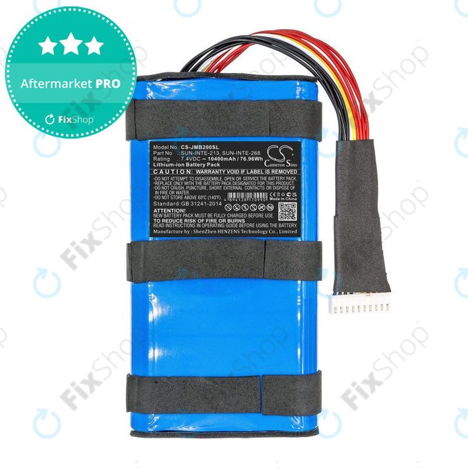 Batteria per JBL Boombox 2, SUN-INTE-213, Li-Ion, 10400mAh, 7.4V, HQ