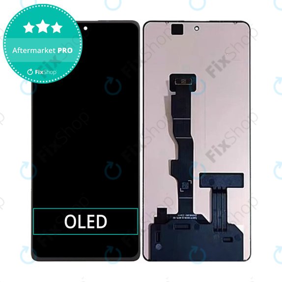 Schermo OLED per Xiaomi Redmi Note 13 5G 2312DRAABC, Vetro touch senza cornice