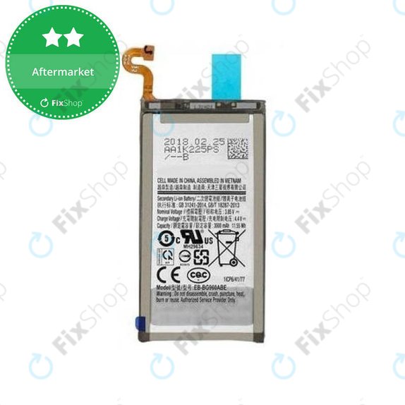 Batteria per Samsung S9 G960F, EB-BG960ABE, 3000mAh
