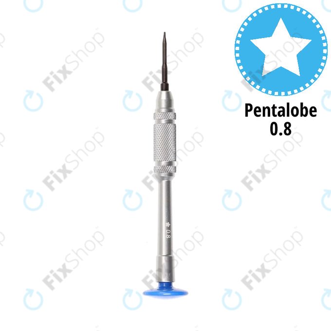 Cacciavite Pentalobe PL1 0,8 mm in acciaio al vanadio, Nanch