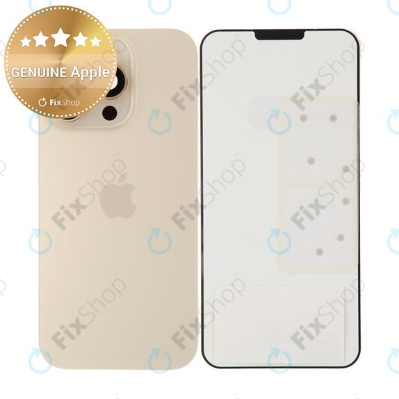 Vetro della scocca posteriore per iPhone 16 Pro, Desert Titanium, 661-49557 Genuine Apple
