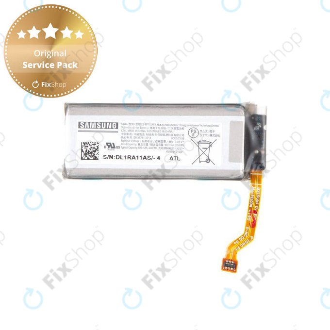 Batteria per Samsung Z Flip 3 F711B, EB-BF712ABY, GH82-26271A, GH82-26256A, 930mAh, Genuine Service Pack