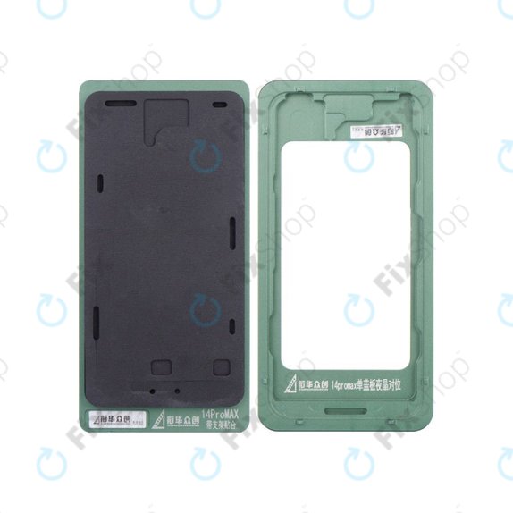 Stampo di allineamento con tappetino di laminazione con cornice per iPhone 14 Pro Max, XHZC