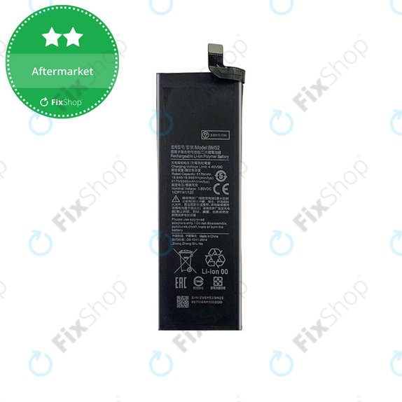 Batteria per Xiaomi Mi Note 10, Mi Note 10 Lite, Mi Note 10 Pro, BM52, 5260mAh
