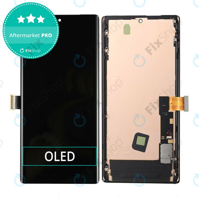 Schermo OLED per Google Pixel 6 Pro, Vetro touch senza cornice