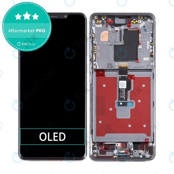 Schermo OLED per Huawei Mate 50 Pro DCO-AL00, DCO-LX9, Black, Vetro touch con cornice