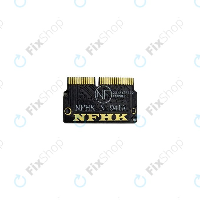 Adattatore M.2 NVMe 12+16 pin per MacBook Air 11" A1465, 13" A1466 (Mid 2012, Mid 2017)
