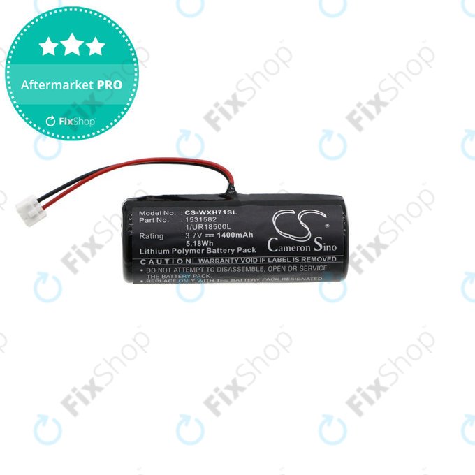 Batteria per Wella Xpert HS71, 1531582, Li-Ion, 1400mAh, 3.7V, HQ
