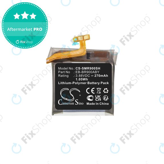 Batteria per Samsung Galaxy Watch 5 40mm, 270mAh, Li-Pol, 3.88V, EB-BR900ABY, HQ, 270mAh, EB-BR900ABY