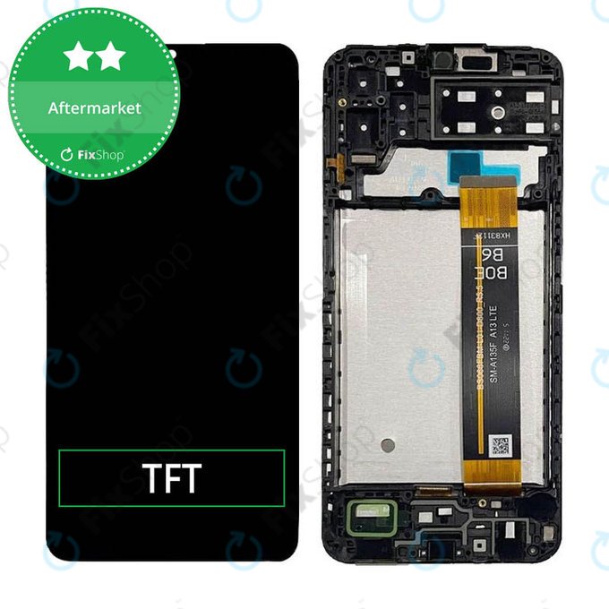 Schermo per Samsung A13 A135F, Vetro touch con cornice