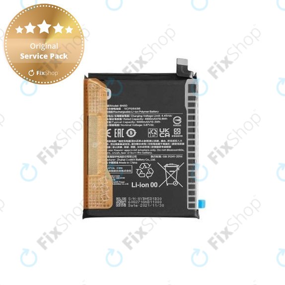 Batteria per Xiaomi Redmi Note 11 2201117TG 2201117TI, 11S 2201117SG 2201117SI, BN5D, 460200009U1Y, 460200009Y1G, 5000mAh, Genuine Service Pack