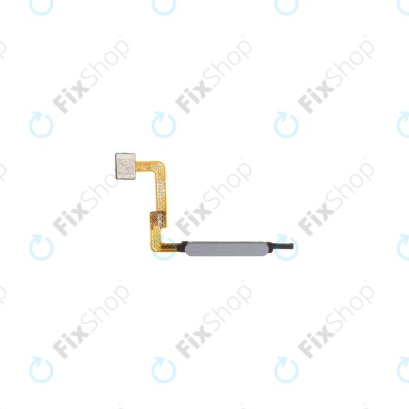 Sensore di impronte digitali con cavo flex per Nokia G60 TA-1490, TA-1481, Grigio ghiaccio