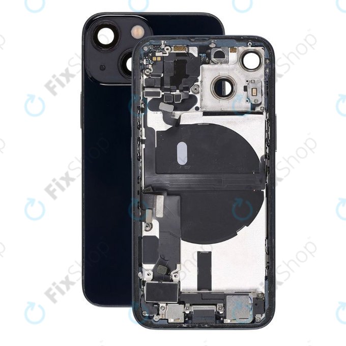 Scocca posteriore con piccoli componenti per iPhone 13 Mini, Midnight