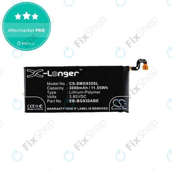 Batteria per Samsung S7 G930F, EB-BG930ABE, 3000mAh, HQ