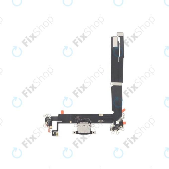 Connettore di ricarica con Cavo flex per iPhone 16 Plus, Black