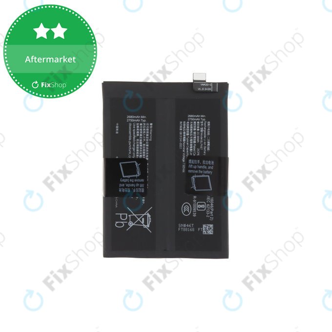 Batteria per OnePlus Nord 4 5G CPH2663, 5110mAh