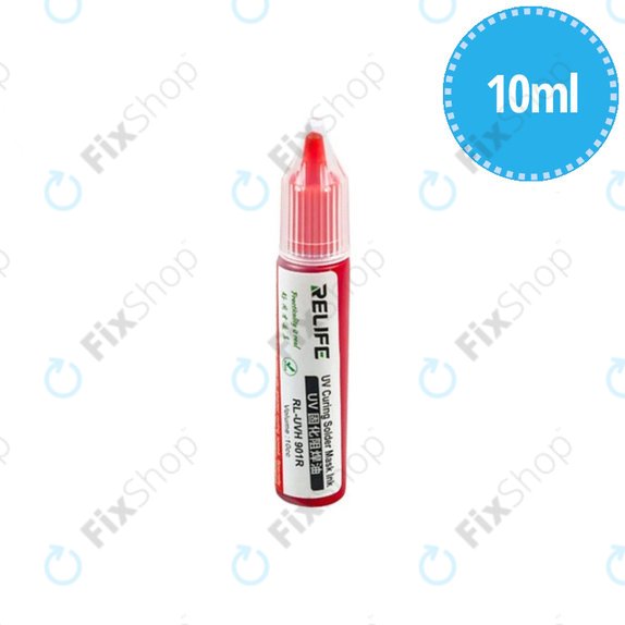 Maschera saldante UV 10 ml, Relife RL-UVH901R, Red