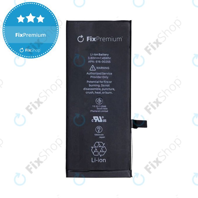 Batteria per iPhone 7, 1960mAh, FixPremium