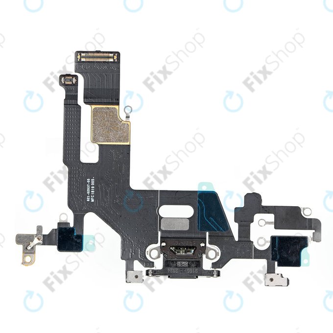 Connettore di ricarica con Cavo flex per iPhone 11, Black